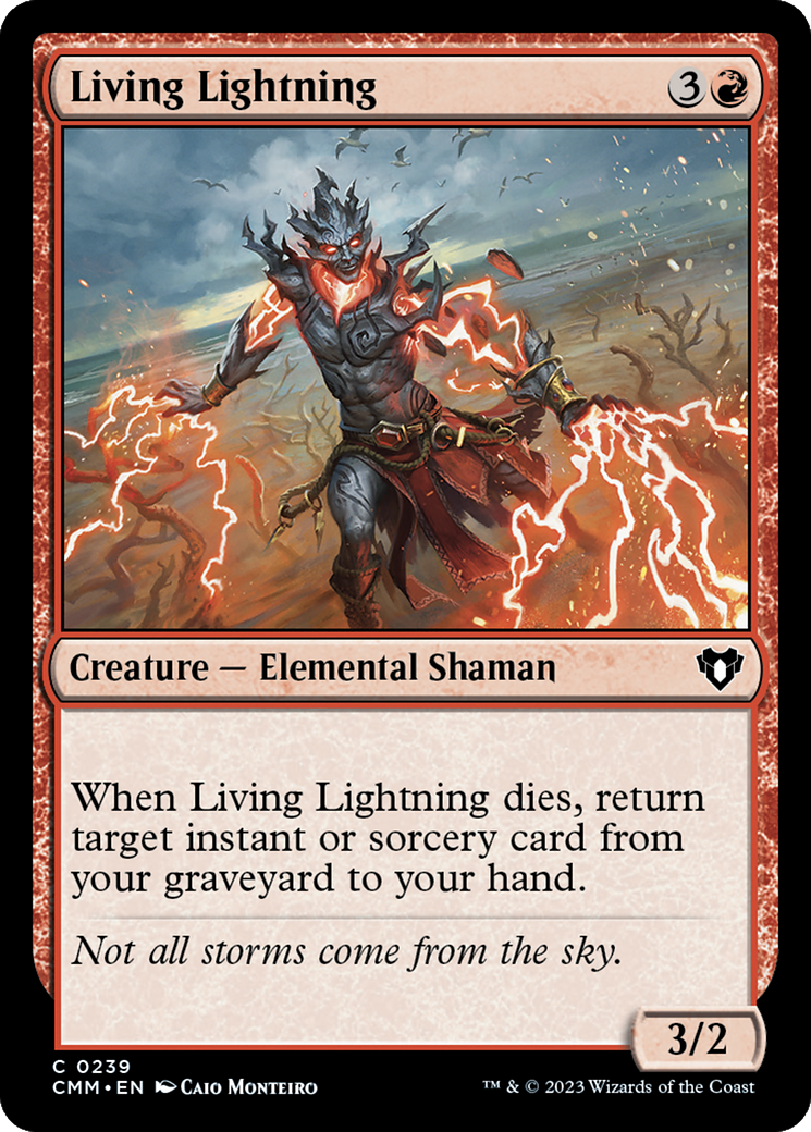 Living Lightning [Commander Masters] | Webway Games
