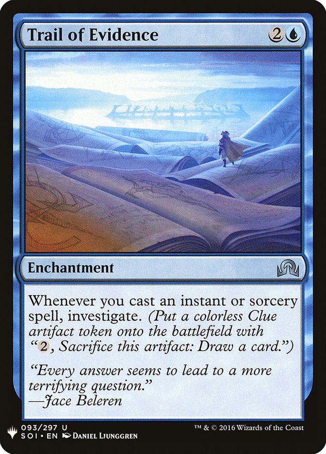 Trail of Evidence [Mystery Booster] | Webway Games