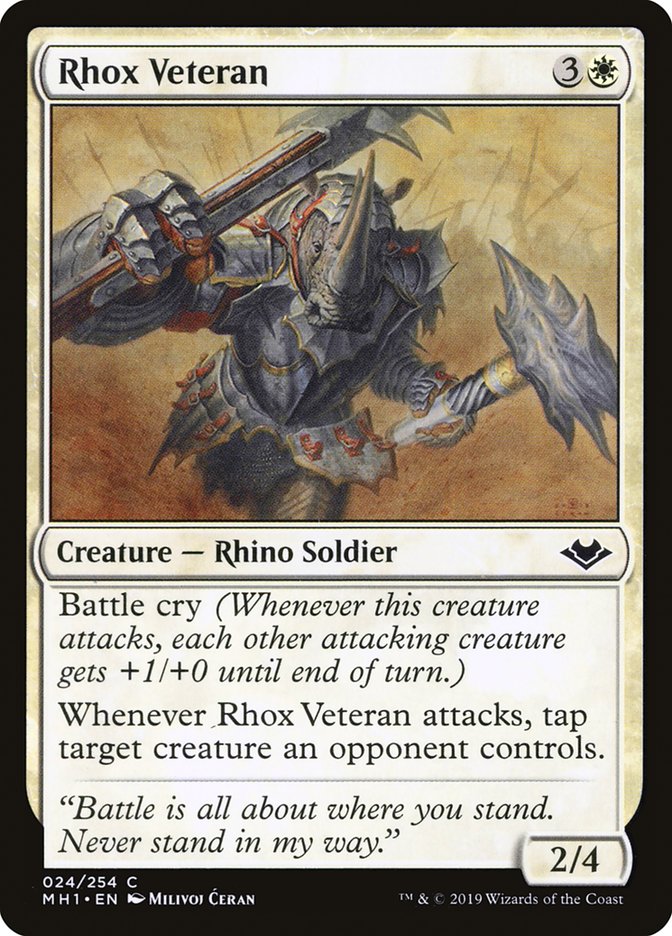 Rhox Veteran [Modern Horizons] | Webway Games