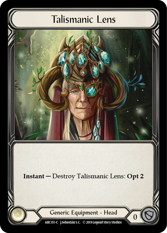 Talismanic Lens [ARC151-C] (Arcane Rising)  1st Edition Cold Foil | Webway Games