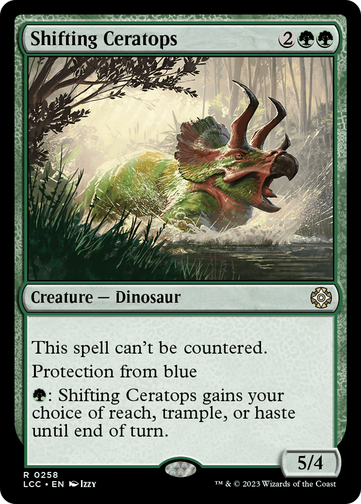 Shifting Ceratops [The Lost Caverns of Ixalan Commander] | Webway Games