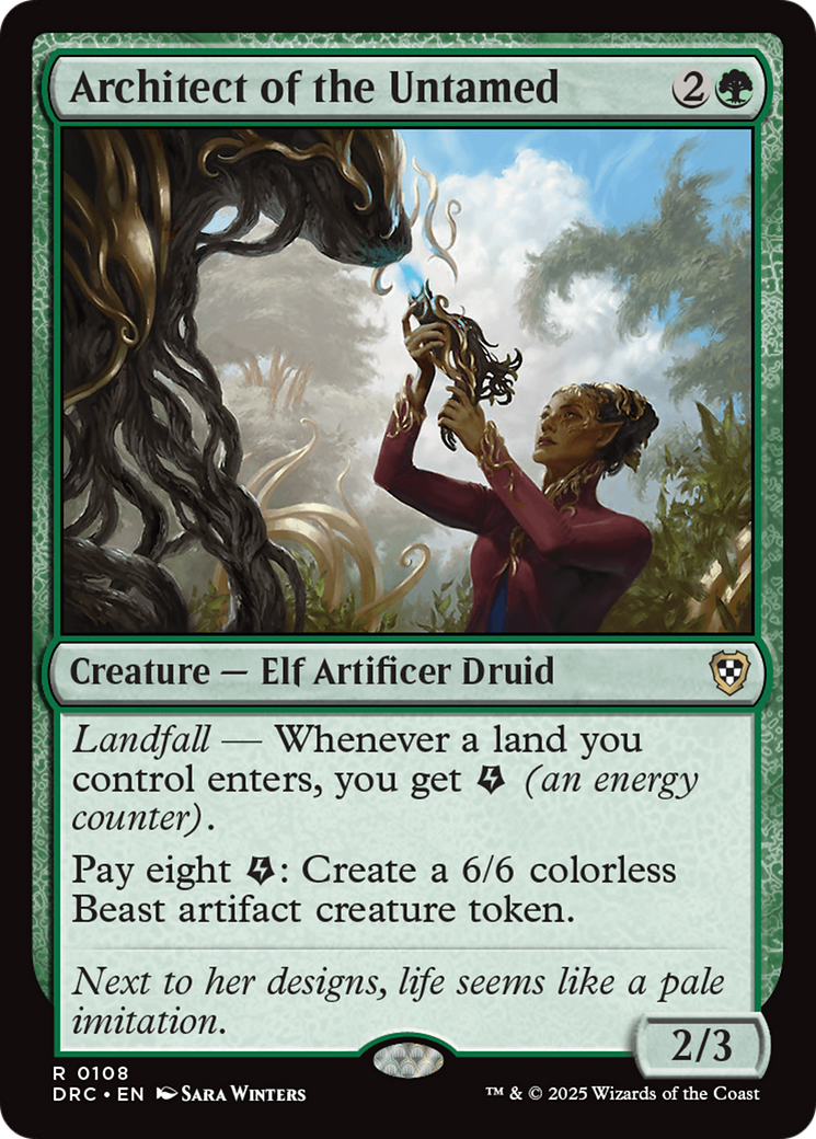 Architect of the Untamed [Aetherdrift Commander] | Webway Games