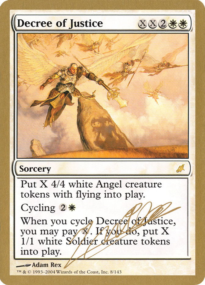 Decree of Justice (Julien Nuijten) [World Championship Decks 2004] | Webway Games