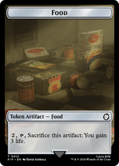 Warrior // Food (0012) Double-Sided Token [Fallout Tokens] | Webway Games