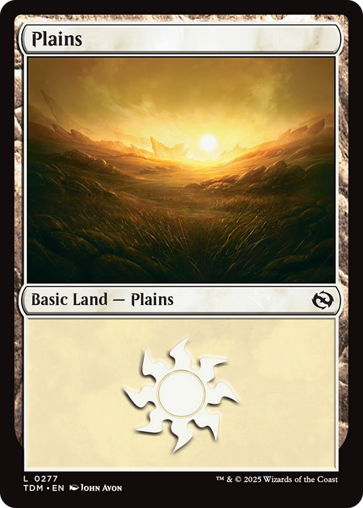 Plains (0277) [Tarkir: Dragonstorm] | Webway Games