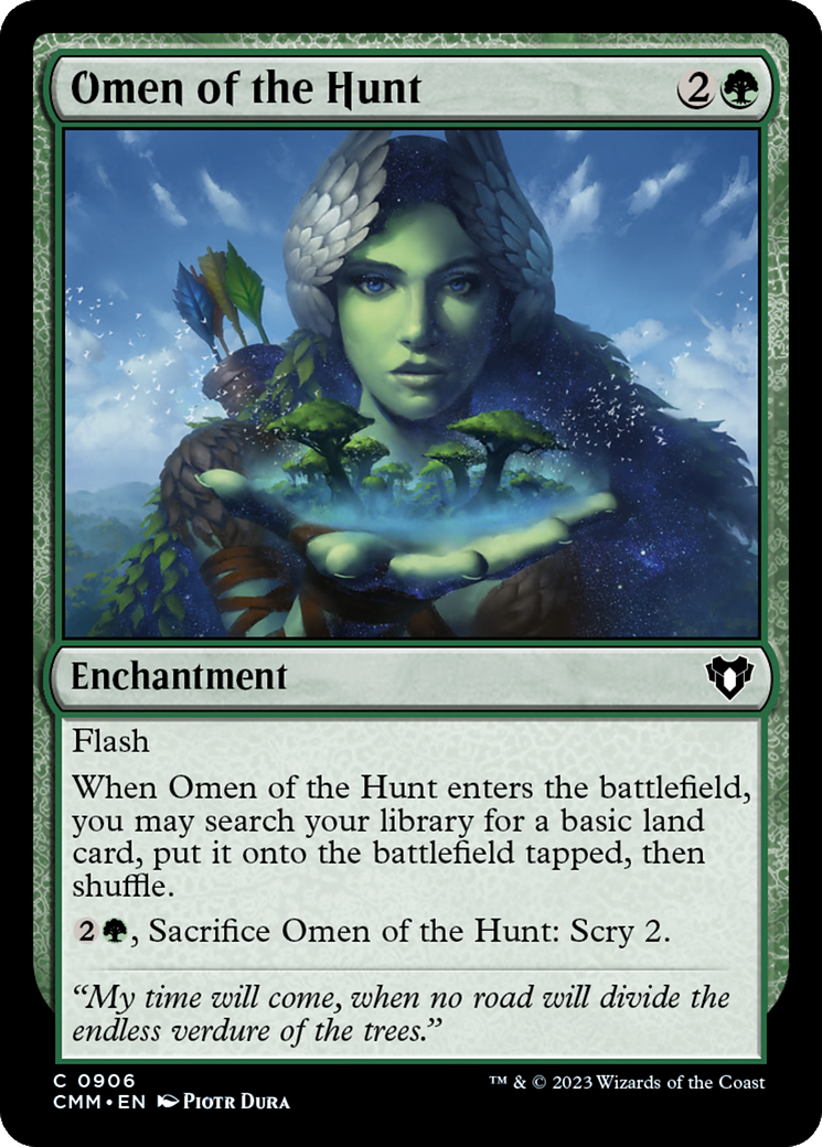 Omen of the Hunt [Commander Masters] | Webway Games