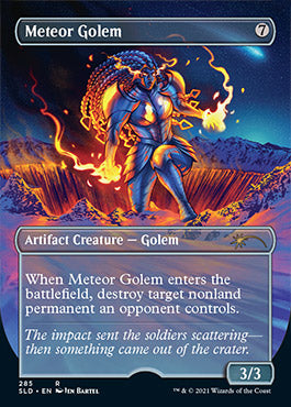 Meteor Golem (Borderless) [Secret Lair Drop Series] | Webway Games