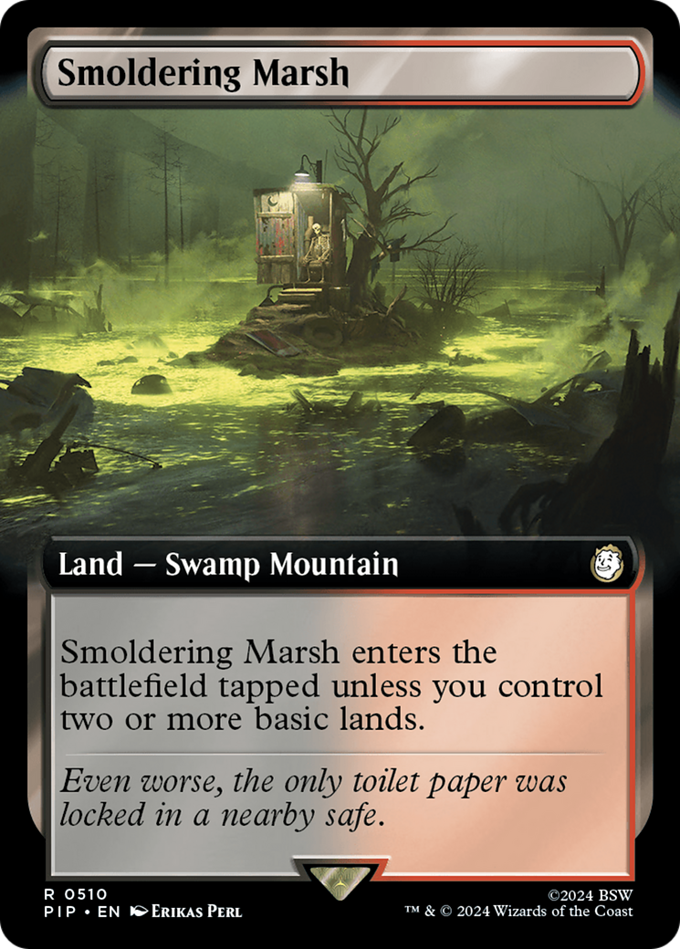 Smoldering Marsh (Extended Art) [Fallout] | Webway Games