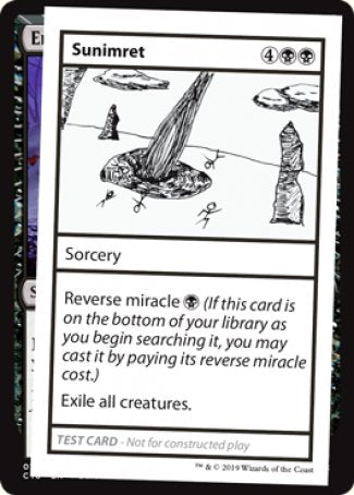 Sunimret (2021 Edition) [Mystery Booster Playtest Cards] | Webway Games