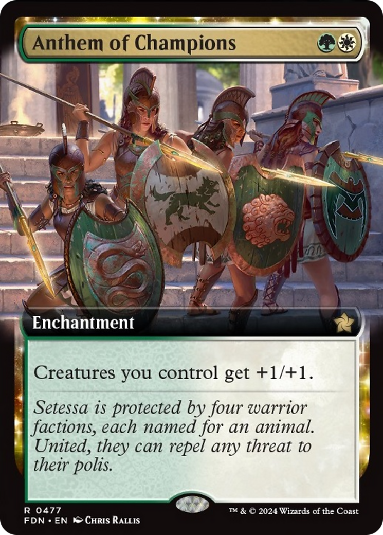 Anthem of Champions (Extended Art) [Foundations] | Webway Games
