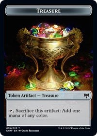 Treasure // Troll Warrior Double-Sided Token [Kaldheim Tokens] | Webway Games