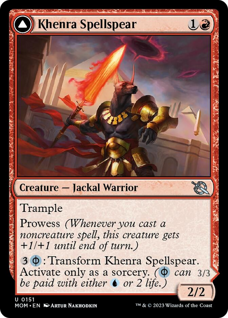 Khenra Spellspear // Gitaxian Spellstalker [March of the Machine] | Webway Games