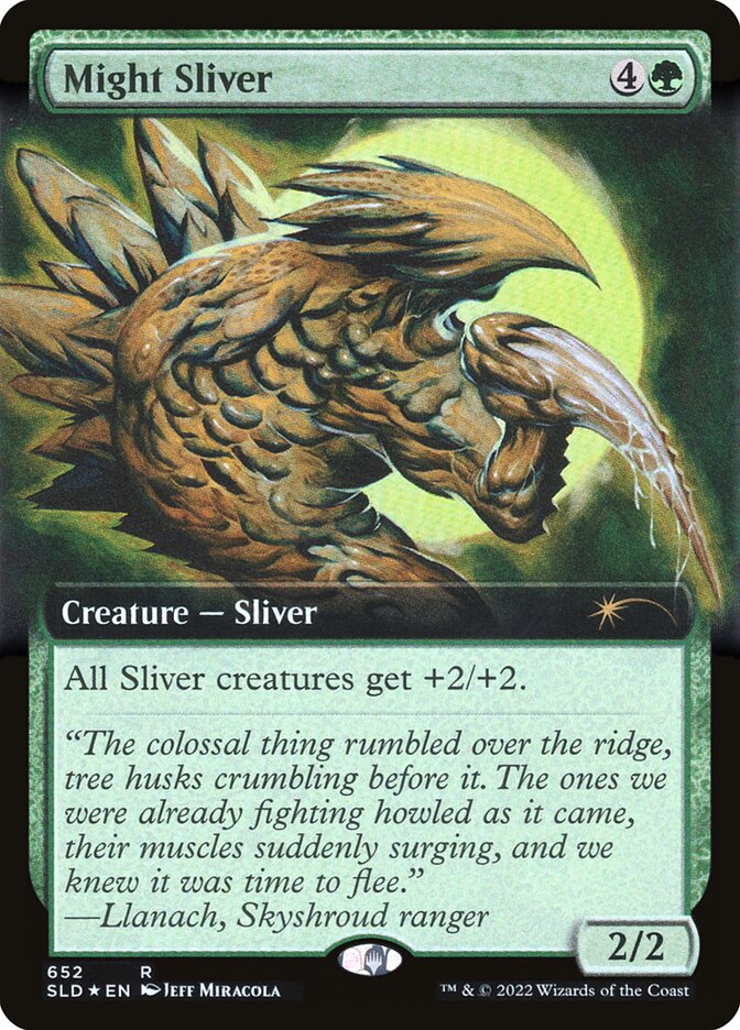 Might Sliver (Extended Art) [Secret Lair Drop Promos] | Webway Games