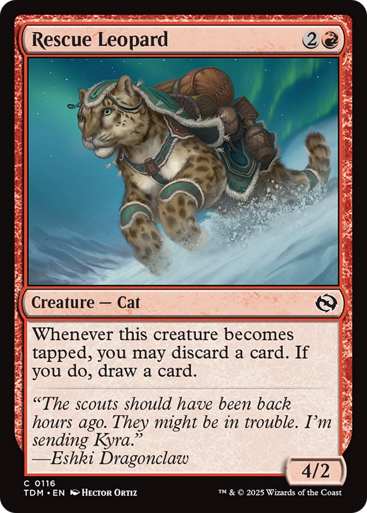 Rescue Leopard [Tarkir: Dragonstorm] | Webway Games