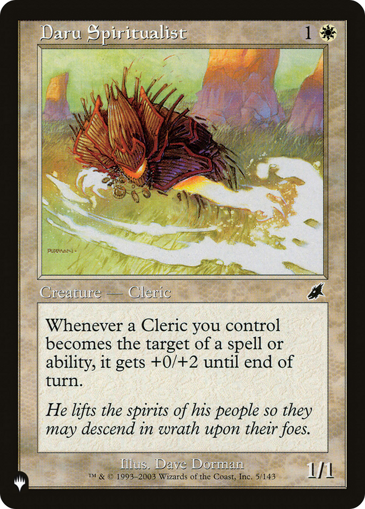 Daru Spiritualist [The List] | Webway Games