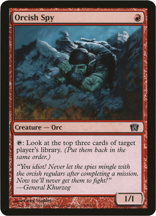 Orcish Spy (Oversized) [Eighth Edition Box Topper] | Webway Games