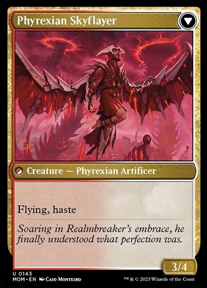 Harried Artisan // Phyrexian Skyflayer [March of the Machine] | Webway Games