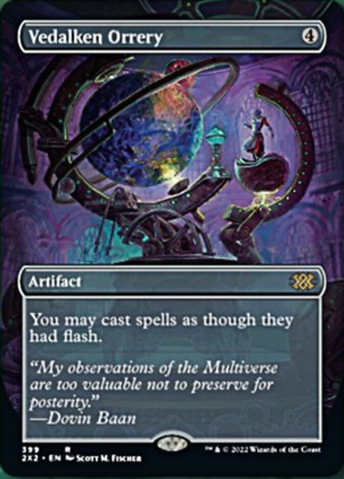 Vedalken Orrery (Borderless Alternate Art) [Double Masters 2022] | Webway Games