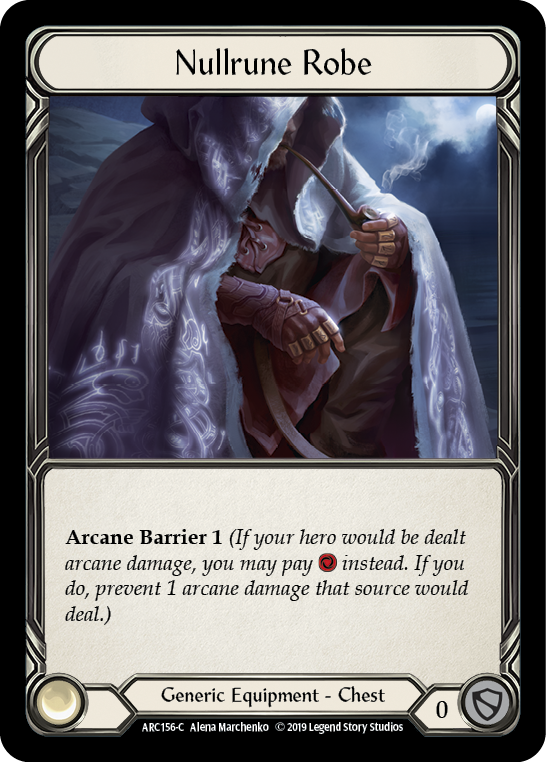 Nullrune Robe [ARC156-C] (Arcane Rising)  1st Edition Cold Foil | Webway Games