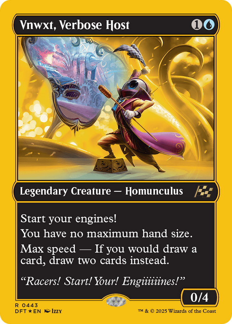 Vnwxt, Verbose Host (First-Place Foil) [Aetherdrift] | Webway Games