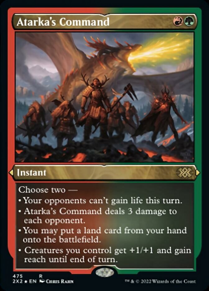 Atarka's Command (Foil Etched) [Double Masters 2022] | Webway Games