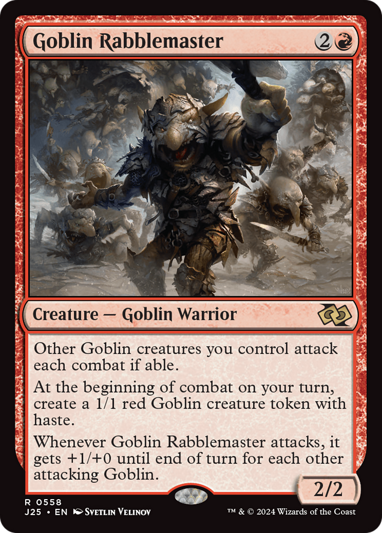 Goblin Rabblemaster [Foundations Jumpstart] | Webway Games