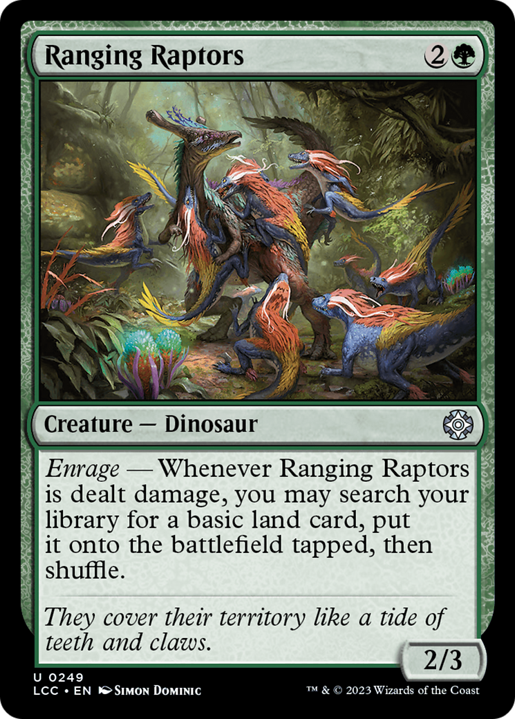 Ranging Raptors [The Lost Caverns of Ixalan Commander] | Webway Games