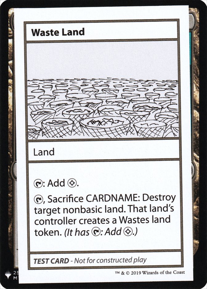 Waste Land [Mystery Booster Playtest Cards] | Webway Games
