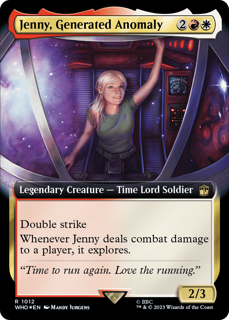 Jenny, Generated Anomaly (Extended Art) (Surge Foil) [Doctor Who] | Webway Games