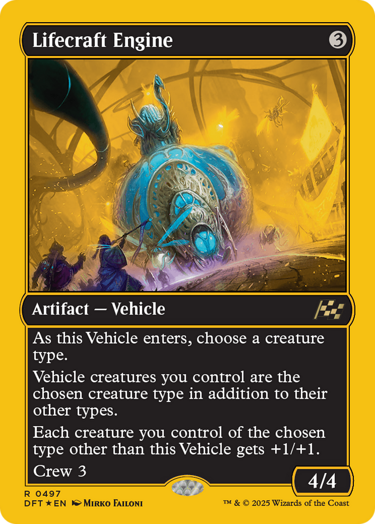 Lifecraft Engine (First-Place Foil) [Aetherdrift] | Webway Games