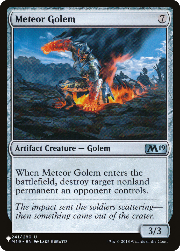 Meteor Golem [Secret Lair: From Cute to Brute] | Webway Games