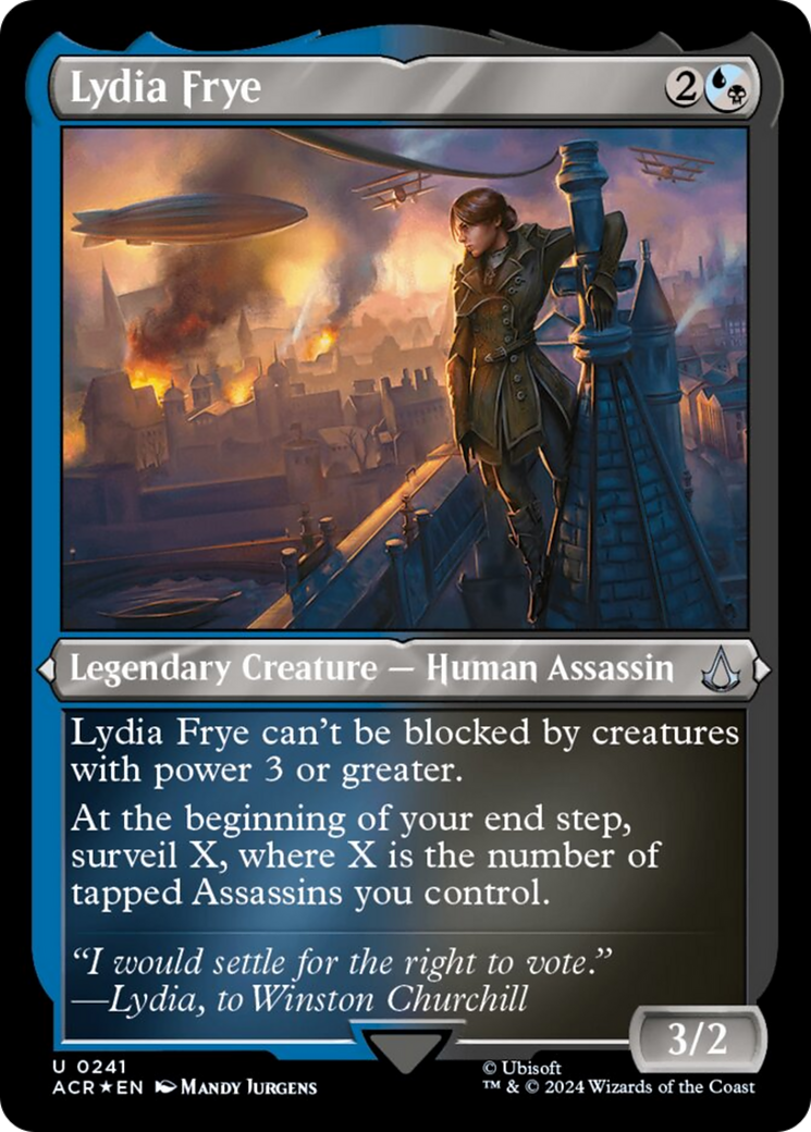 Lydia Frye (Foil Etched) [Assassin's Creed] | Webway Games