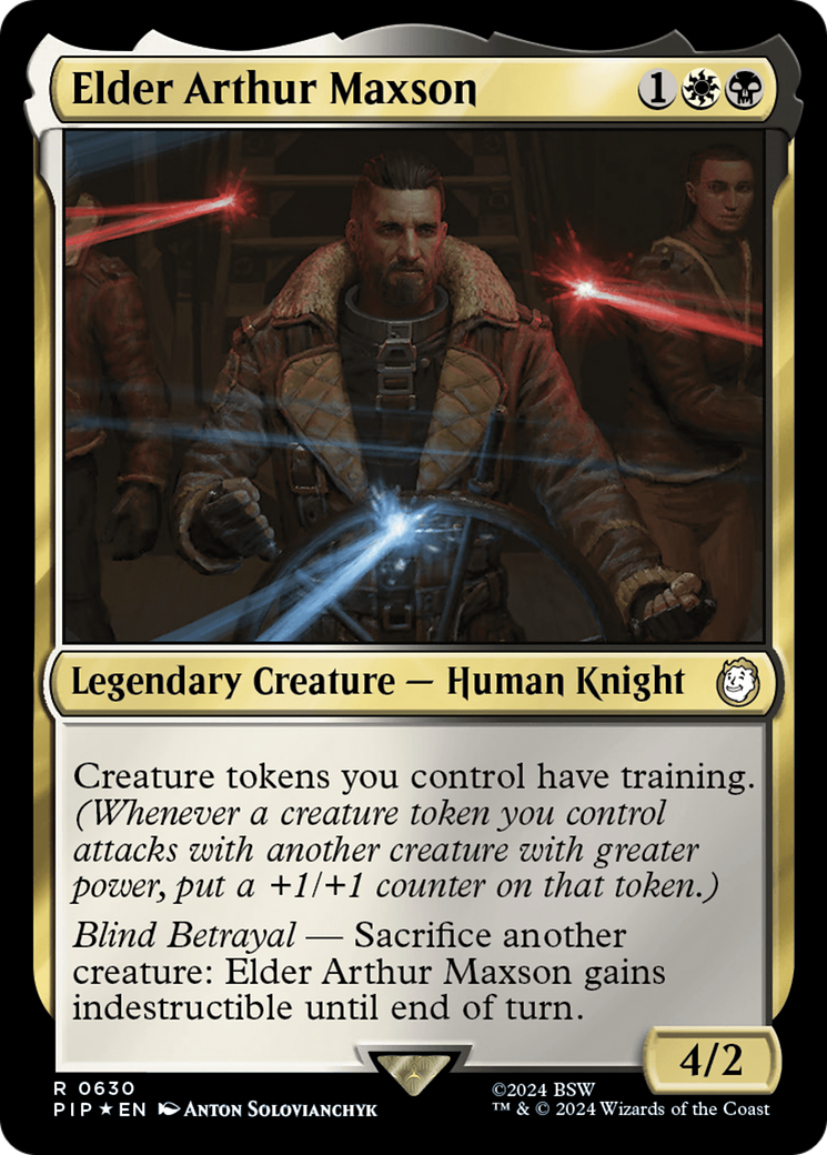 Elder Arthur Maxson (Surge Foil) [Fallout] | Webway Games