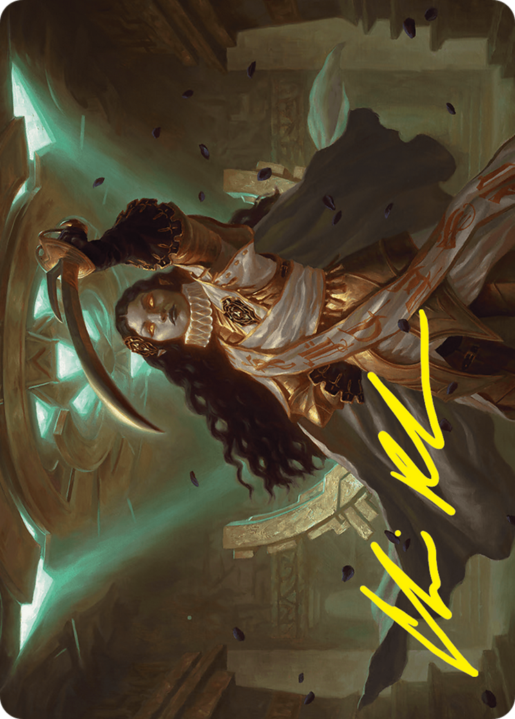 Elenda, Saint of Dusk Art Card (15/54) (Gold-Stamped Signature) [Foundations Art Series] | Webway Games