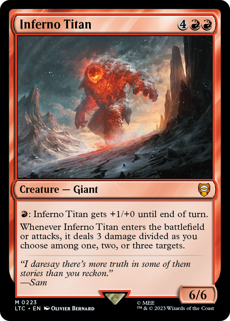Inferno Titan [The Lord of the Rings: Tales of Middle-Earth Commander] | Webway Games
