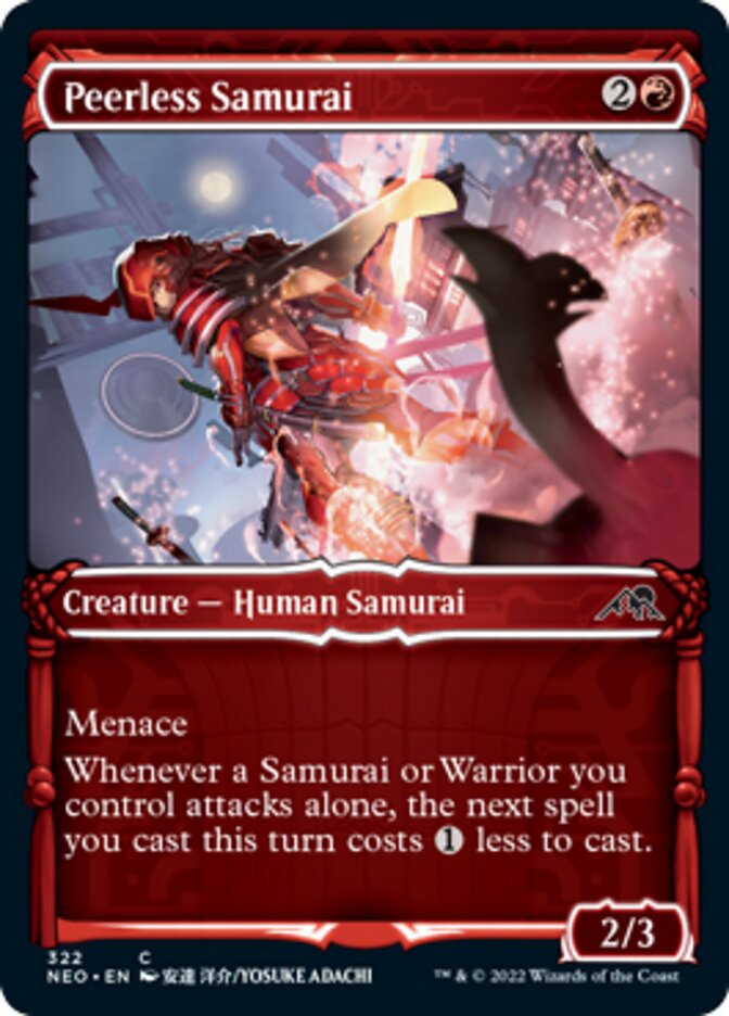 Peerless Samurai (Showcase Samurai) [Kamigawa: Neon Dynasty] | Webway Games