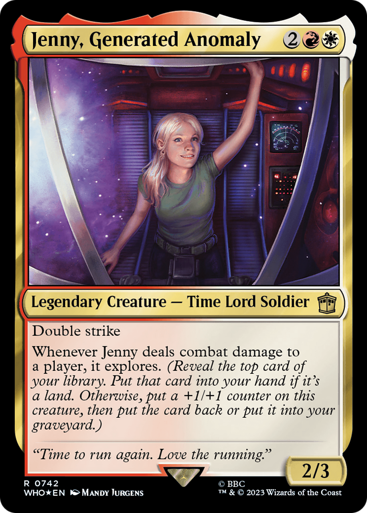 Jenny, Generated Anomaly (Surge Foil) [Doctor Who] | Webway Games