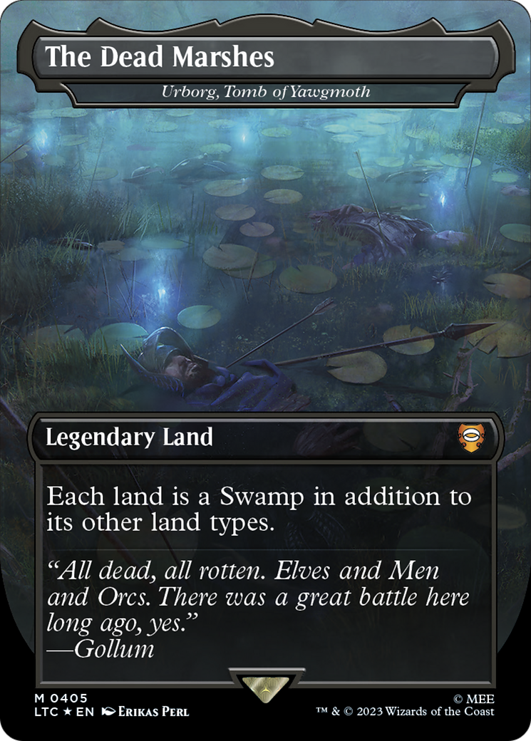 The Dead Marshes - Urborg, Tomb of Yawgmoth (Surge Foil Realms and Relics) [The Lord of the Rings: Tales of Middle-Earth Commander] | Webway Games