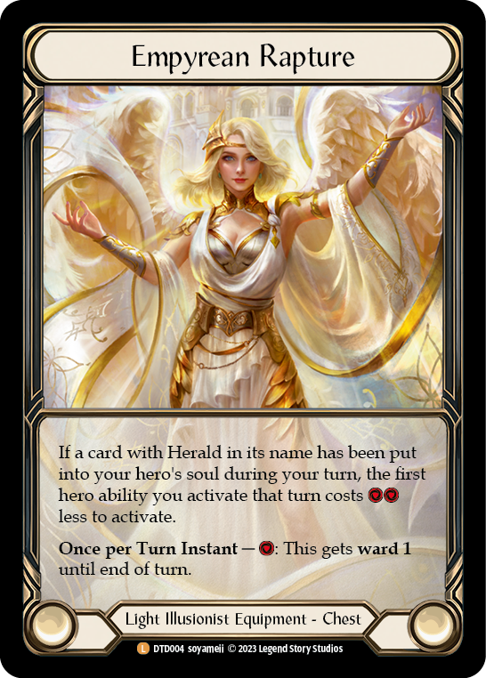 Empyrean Rapture (Extended Art) [DTD004] (Dusk Till Dawn)  Cold Foil | Webway Games