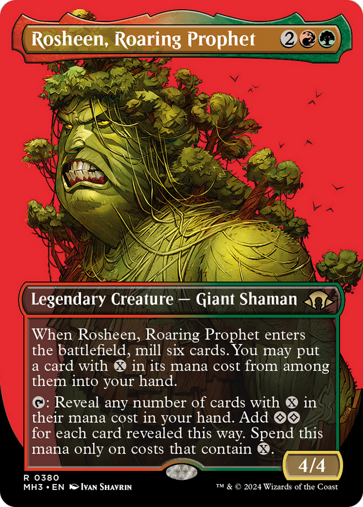 Rosheen, Roaring Prophet (Borderless) [Modern Horizons 3] | Webway Games
