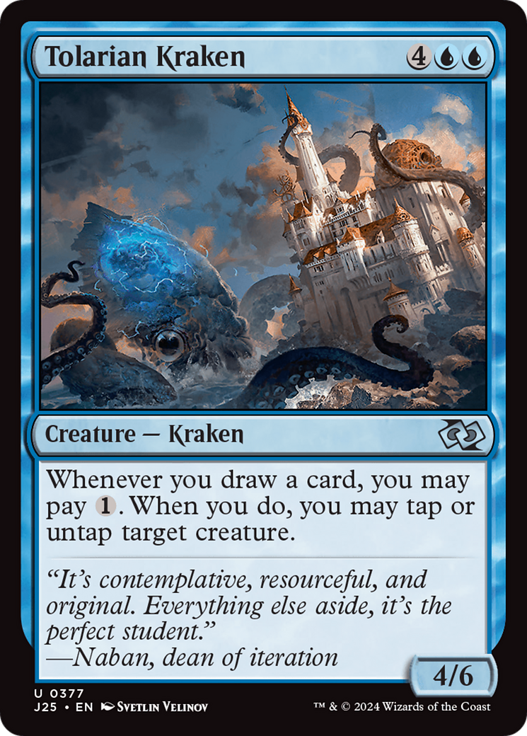 Tolarian Kraken [Foundations Jumpstart] | Webway Games