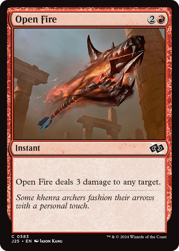 Open Fire [Foundations Jumpstart] | Webway Games
