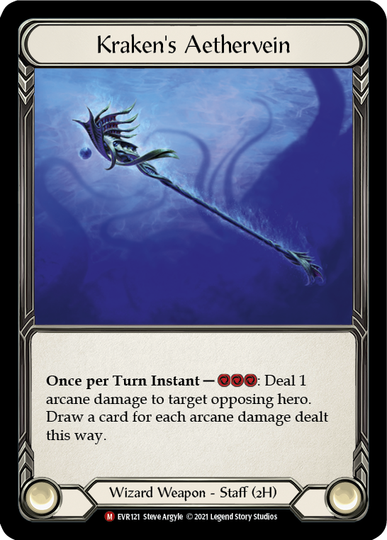 Kraken's Aethervein [EVR121] (Everfest)  1st Edition Cold Foil | Webway Games