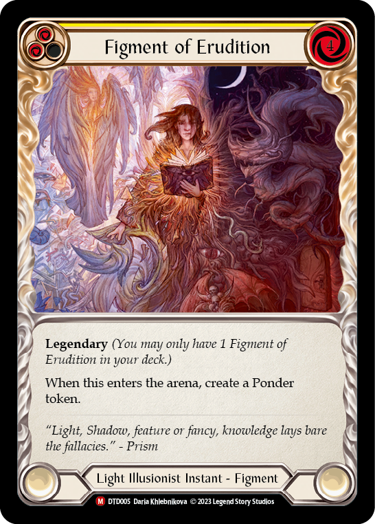 Figment of Erudition // Suraya, Archangel of Erudition [DTD005] (Dusk Till Dawn) | Webway Games