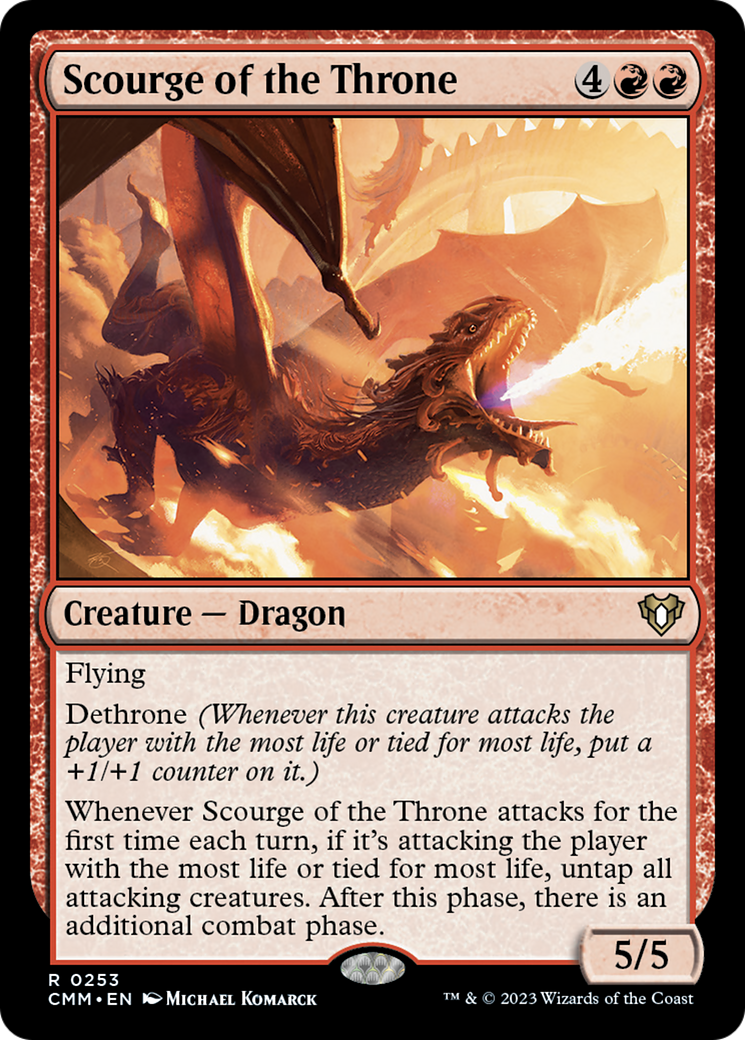 Scourge of the Throne [Commander Masters] | Webway Games