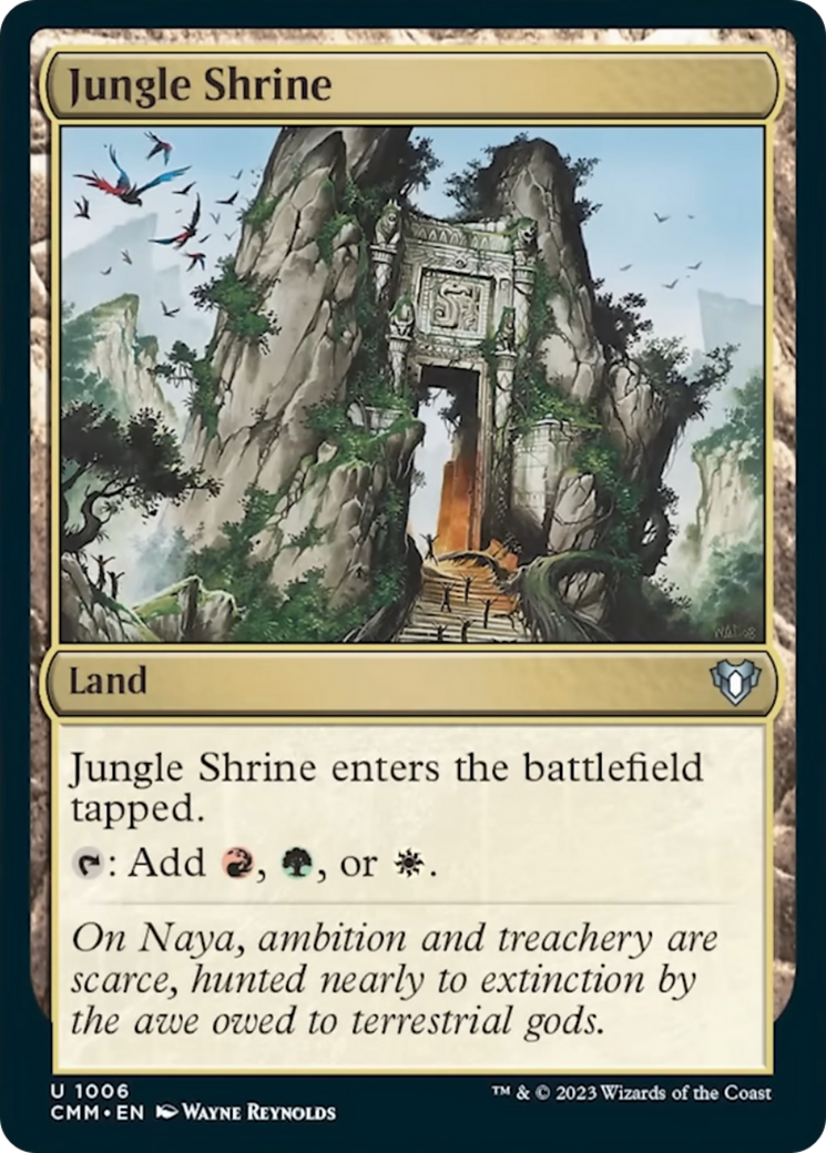Jungle Shrine [Commander Masters] | Webway Games