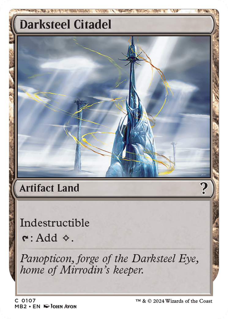 Darksteel Citadel (White Border) [Mystery Booster 2] | Webway Games