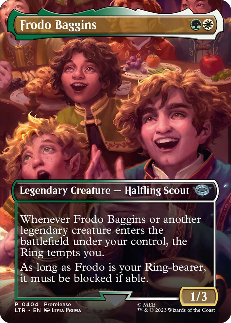 Frodo Baggins (Borderless Alternate Art) [The Lord of the Rings: Tales of Middle-Earth] | Webway Games