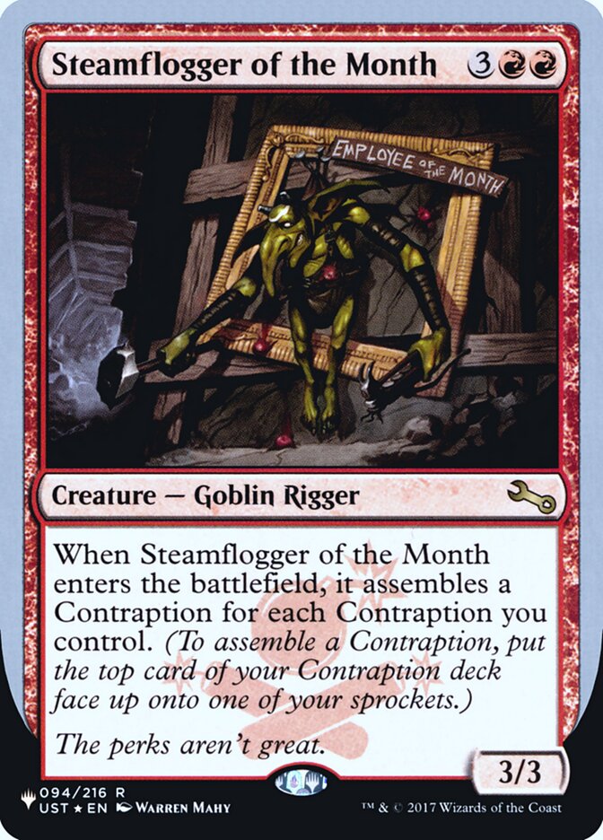 Steamflogger of the Month (Unfinity Foil Edition) [The List] | Webway Games