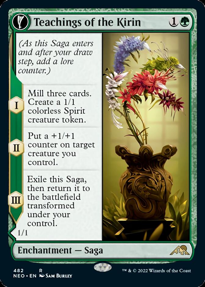 Teachings of the Kirin // Kirin-Touched Orochi (Extended Art) [Kamigawa: Neon Dynasty] | Webway Games